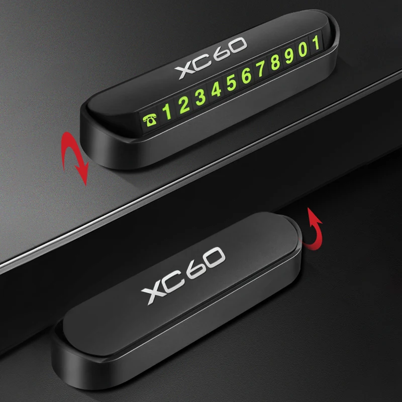 Автомобильный временный стоп сигнал парковочная карта табличка с номером