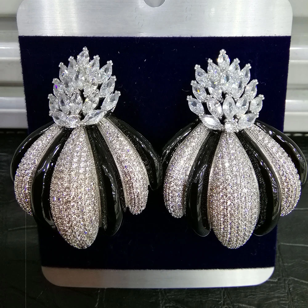 Missvikki великолепные Роскошные красные серьги с микрозакрепкой ААА кубический