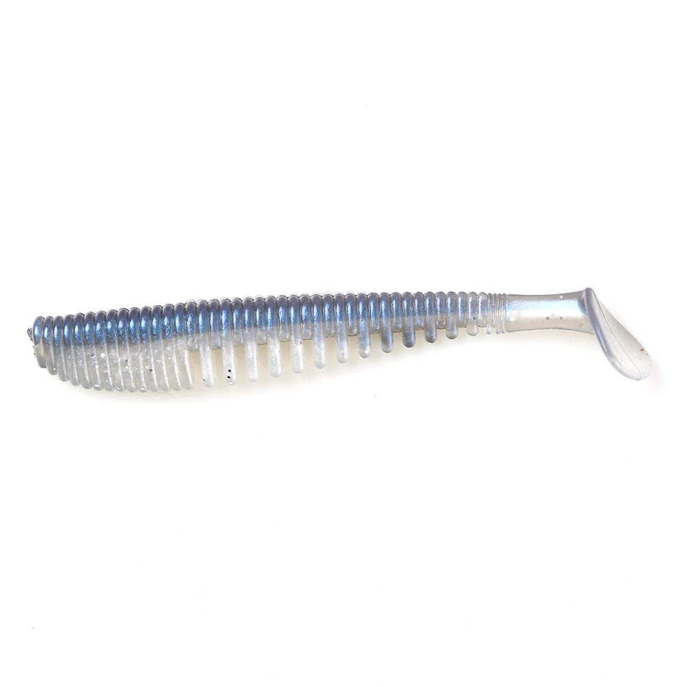 JOHNCOO Awaruna Fishing Lures 8cm 2.8g Artificial Baits Wobblers Soft Lures Shad Carp Silicone Fishing Soft Baits With UV