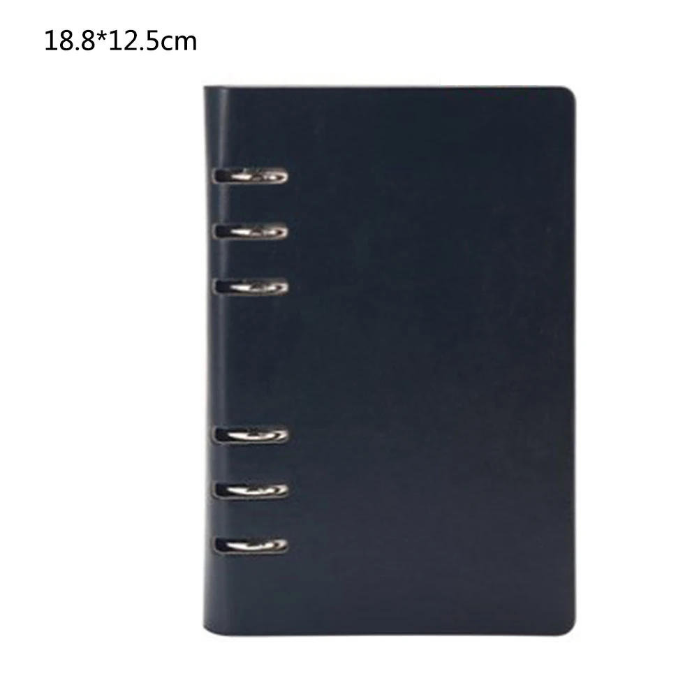 2020 New Notebook Loose-leaf Leather Cover Organizer Writing Pads Business Notebooks Agenda Planner Journal Book | Канцтовары для