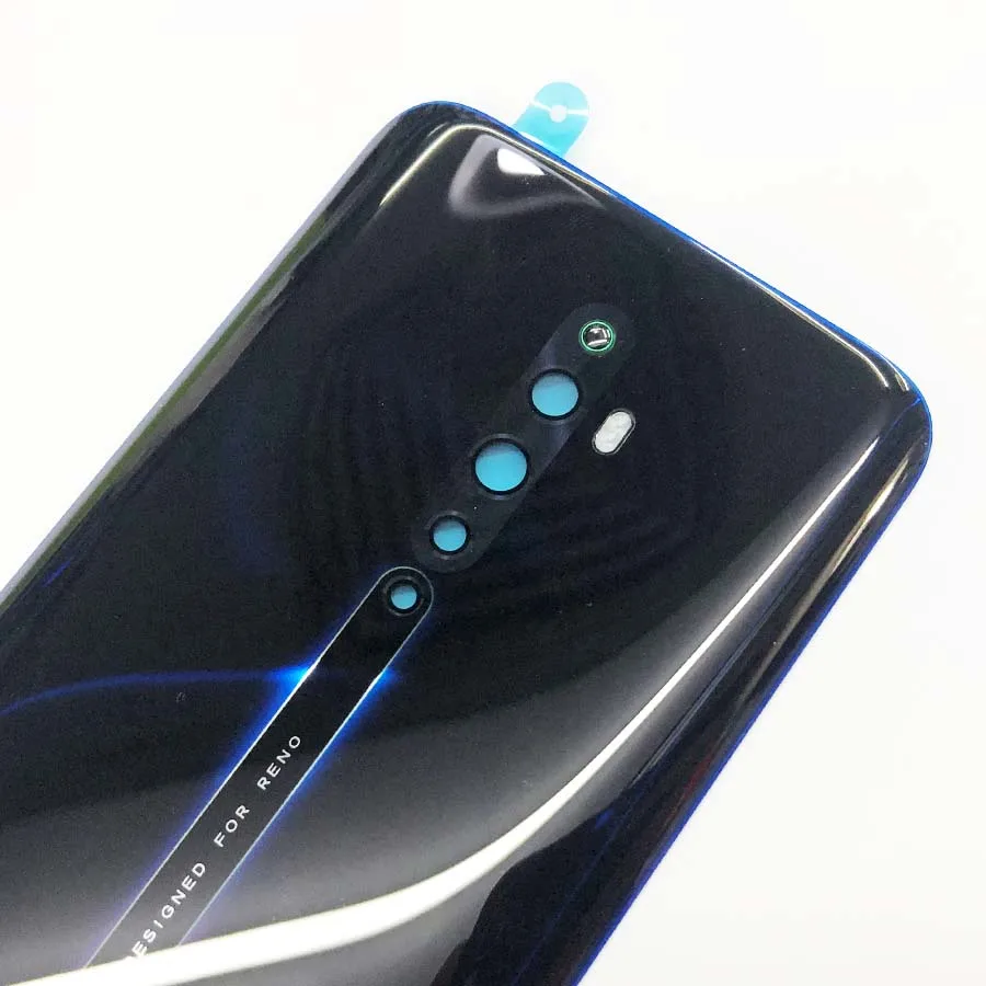 6,5" для oppo Reno 2Z Reno2 Z задняя крышка батарейного отсека, корпус, чехол, Задняя стеклянная линза, запасные части