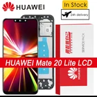 100% Оригинальный 6,3 ''дисплей с рамкой для Huawei Mate 20 Lite ЖК-дисплей с сенсорным экраном дигитайзер в сборе запасные части