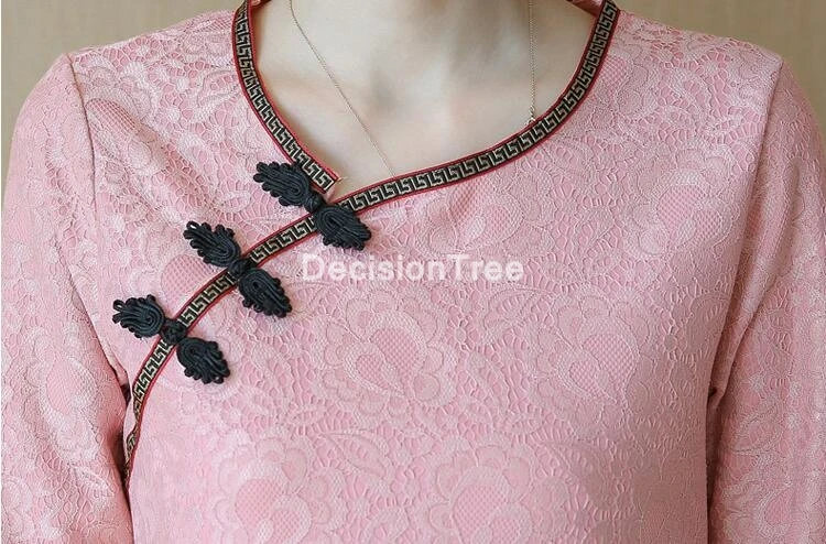 Женское винтажное платье Ципао из хлопка и льна традиционное элегантное