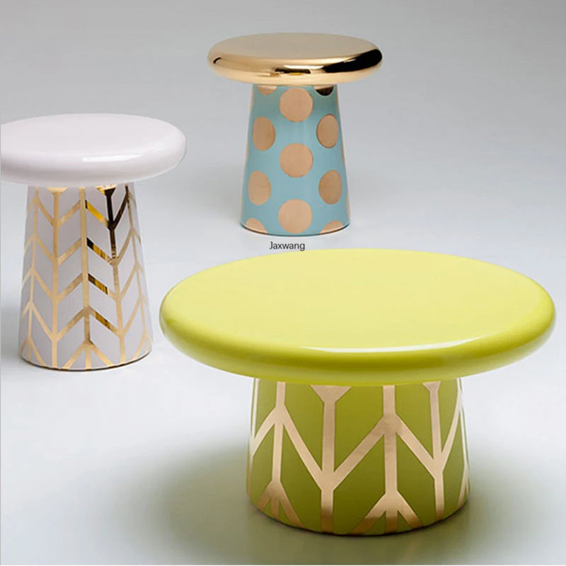 Круглый стол в скандинавском стиле дизайнерская мебель для дома