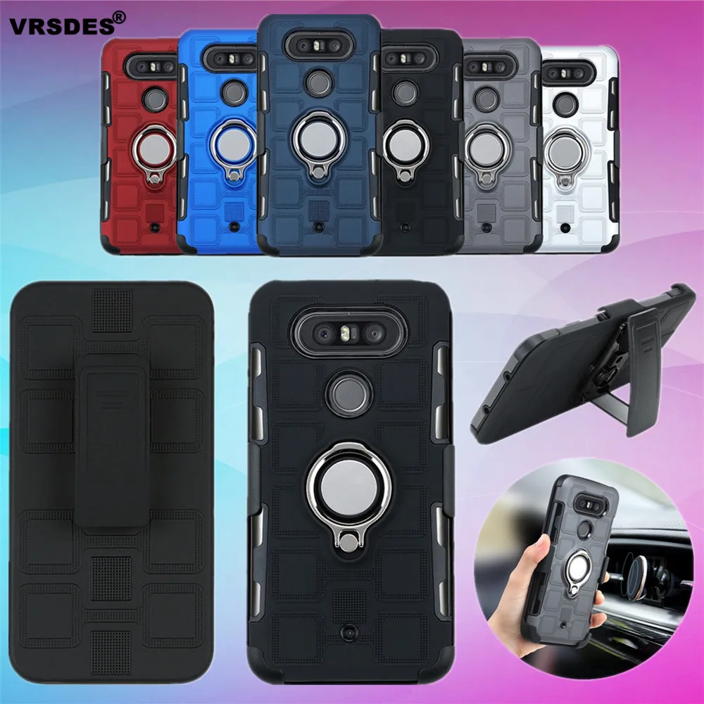 Чехол с поворотным зажимом для ремня Магнитный чехол LG K12 K11 Plus K40 K10 Pro K9 K8 K4 2017 2018 Q8