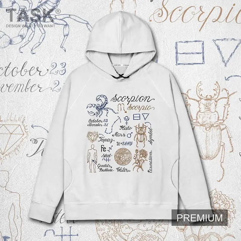Мужской свитер с капюшоном Twelve constellation Scorpio повседневный спортивный костюм