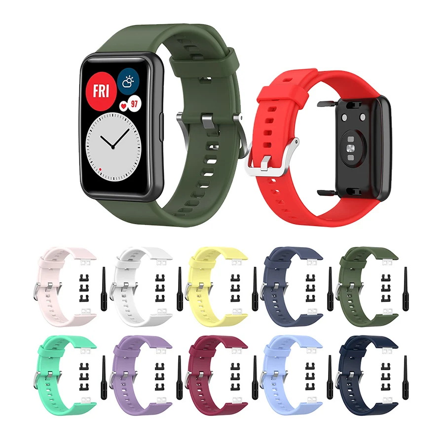 

Strap for Huawei Watch Fit Smart Wristband Bracelet Accessories High Quality Replacement Sport Watch Band
