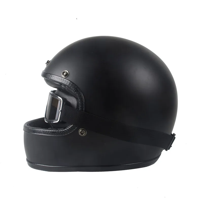 Personalized Motorcycle Racing Full Face Helmet Capacete De Moto Riding Cascos S M L XL XXL Matte Black