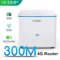 edup 4g lte wifi router 300mbps portable hotspot wireless broadband mifi car mobile phone unlocked modem with sim card slot