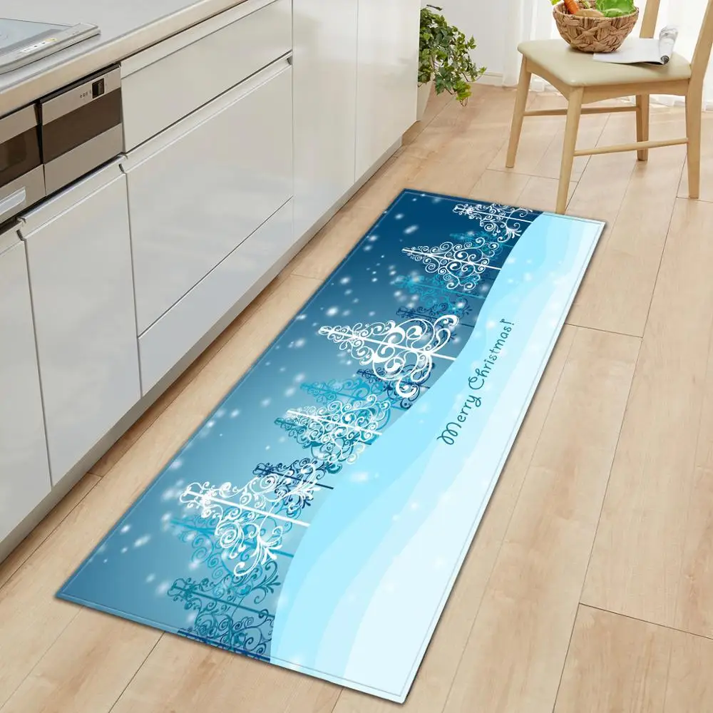 Рождественский Снежный ковер для гостиной коврик ванной комнатный напольный