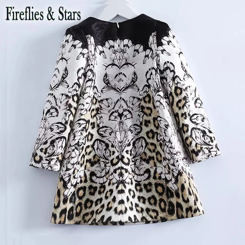 Детское платье с леопардовым принтом на возраст от 3 до 14 лет | Детская одежда и