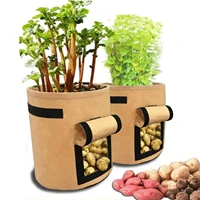2pcs plant bag home garden potato greenhouse cultivation vegetable planting bag moisturizing jardin tool grow bag seedling pot