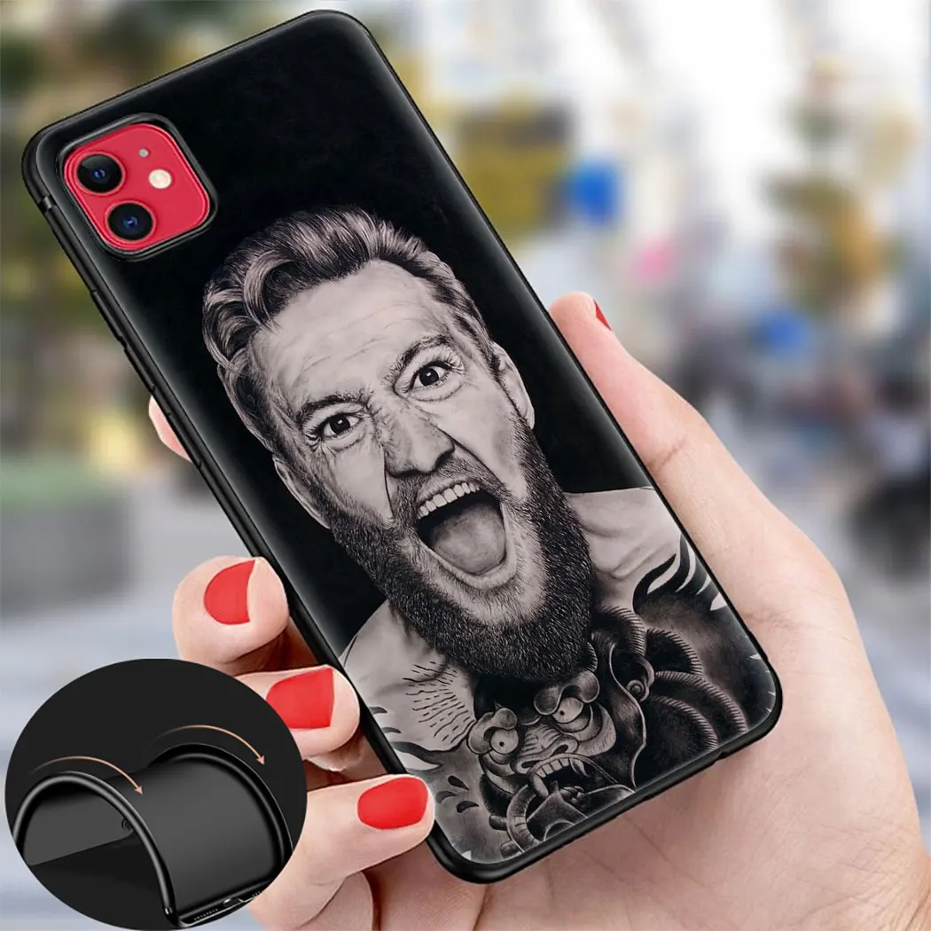Мягкий силиконовый чехол Conor McGregor для iPhone 11 Pro Max 6 7 8 Plus 5 5S 6S X XR XS | Мобильные