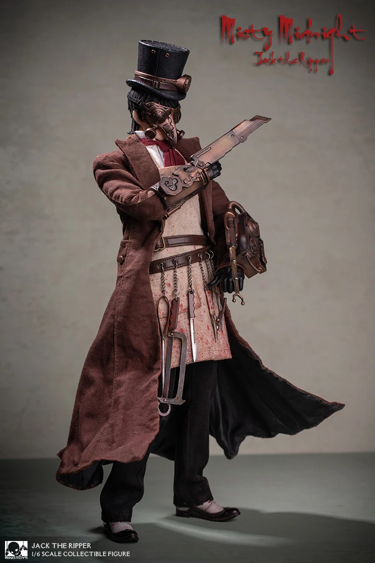 Collectible YZBR-00002 1/6 Jack the Ripper Full Set Action Figure Model with Double Heads Normal/luxury Version for Fans Gifts | Игрушки и