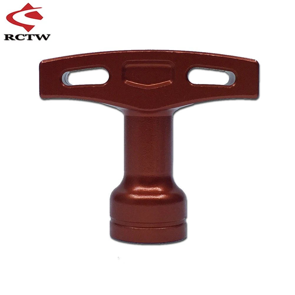 CNC алюминиевая ручка тягового стартера для двигателя Zenoah CY Fit HPI ROFUN ROVAN KM BAJA 5B 5T 5SC