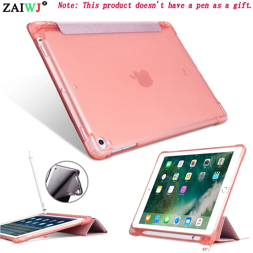ZAIWJ пенал с подставкой для Apple iPad 9 7 дюймов (2018 Новый) A1822 A1823 A1893 A1954 PU кожаный смарт