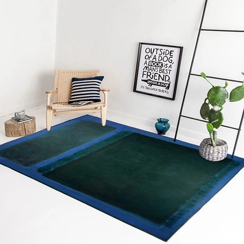 Carpet5 Абстрактные Художественные коврики для гостиной и дивана, желтые серые ковры с масляной росписью, прикроватные коврики для спальни, журнальный столик, Нескользящие коврики - Цвет: Carpet5