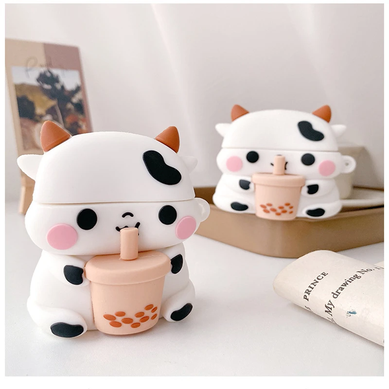 

Cartoon Cute Earphone Case For AirPod 2 1 pro case Silicone Charging Headphones Case for airpods case Protective soft Cover Box