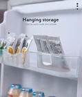 2 шт. органайзер для холодильника Хранения Кронштейны ящик для хранения Регулируемый кухня холодильник морозильная камера стеллаж для хранения Организатор