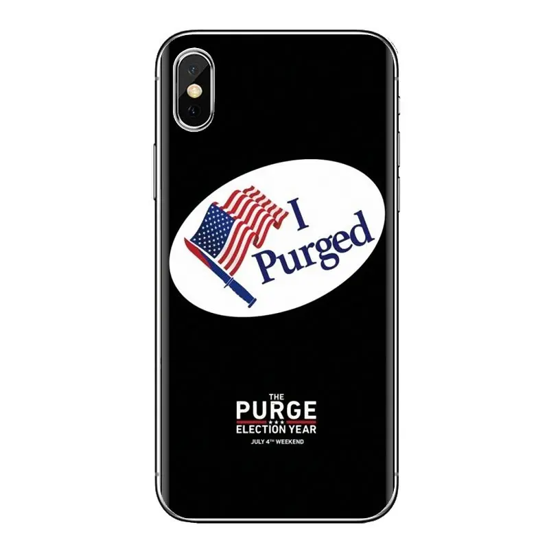 For Huawei Nova 2 3 2i 3i Y6 Y7 Y9 Prime Pro GR3 GR5 2017 2018 2019 Y5II Y6II The Purge Election Year Transparent TPU Skin Cover |