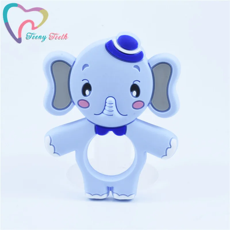 5 шт. силиконовые Подвески в виде слона для прорезывания зубов | Украшения и
