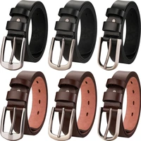 fathers day gift mens leather belt luxury designer easy buckle genuine cowhide belt female fashion jeans accessories 90 130cm