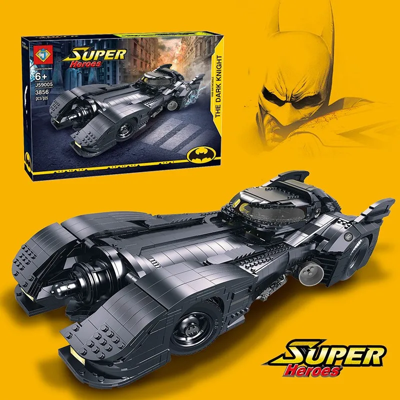Technic 76139 Super Hero lepining 1989 Batmobile 3800 + шт строительные наборы блоки кирпичи игрушки