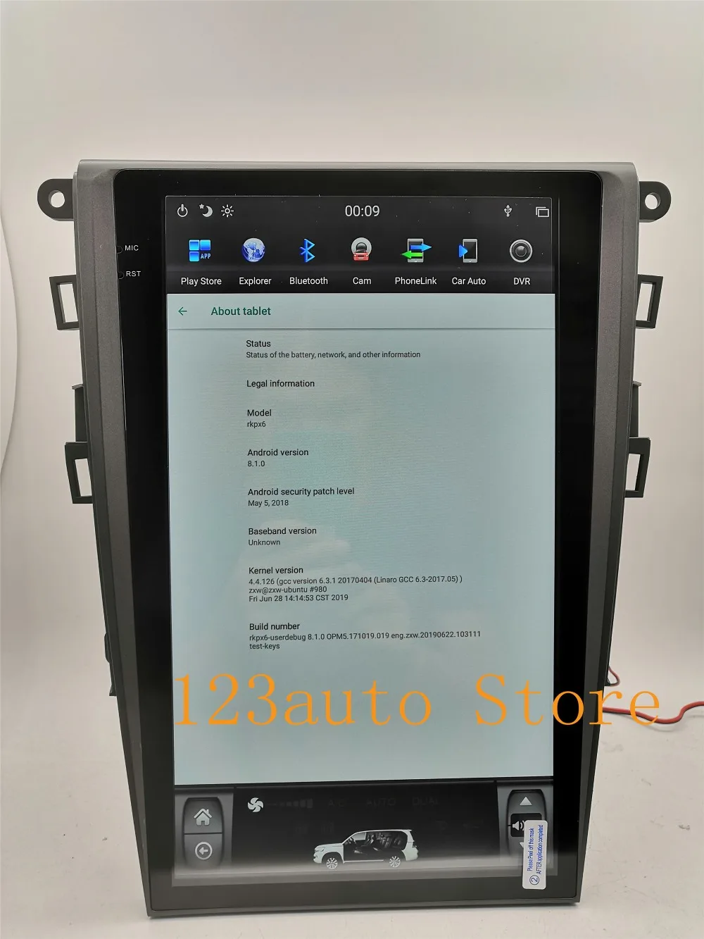 13,6 ''вертикальный экран Tesla стиль Android 8,1 автомобильный DVD gps PX6 NAVI для Ford Mondeo Fusion MK5 2013