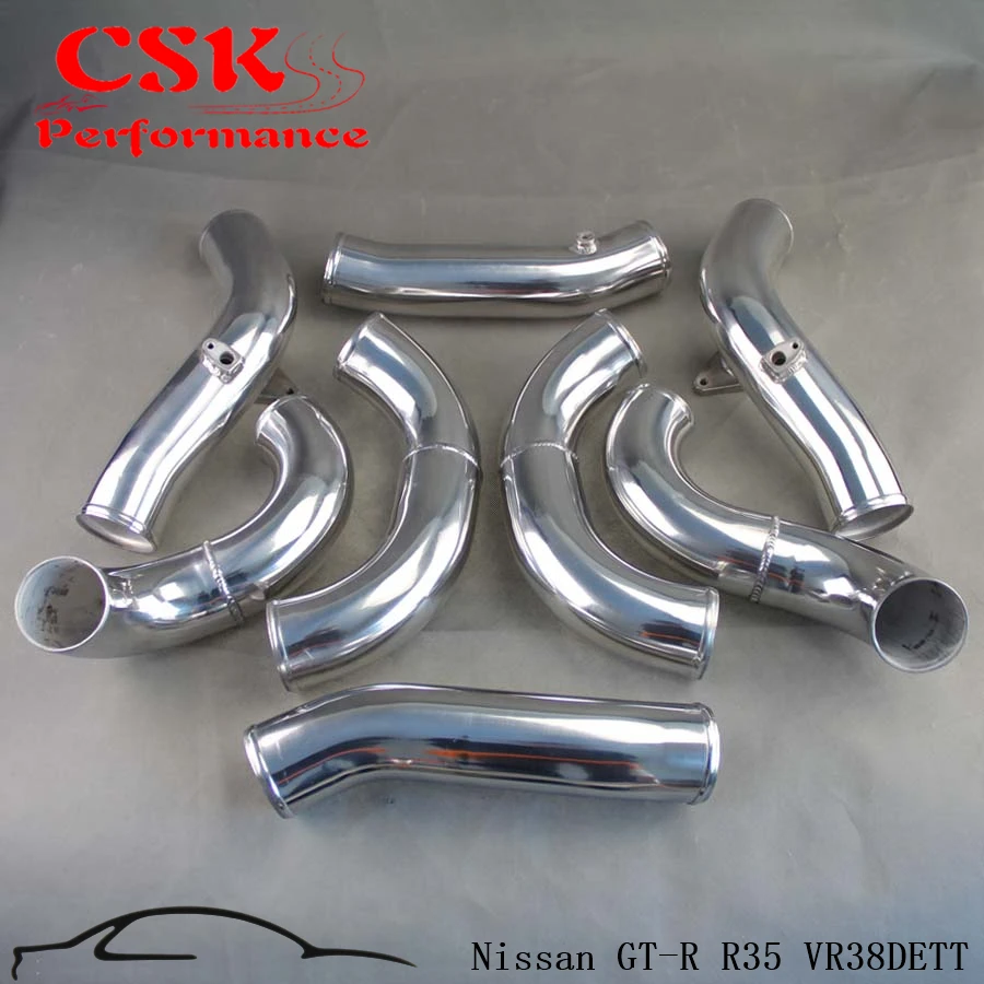 Комплект прочных впускных труб INTERCOOLER Подходит для Nissan GT R R35 VR38DETT VR38