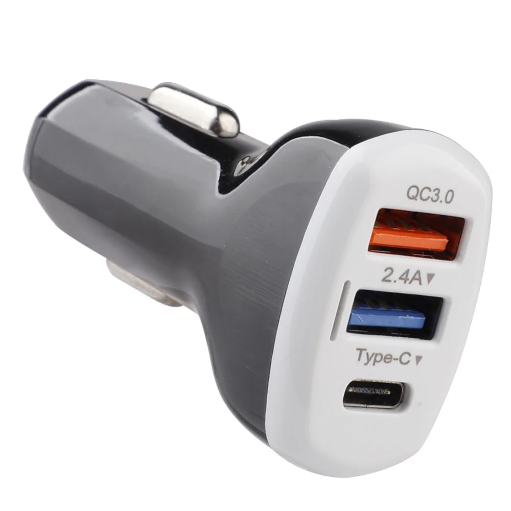 Быстрая зарядка автомобильное зарядное устройство USB 3 порта быстрая 0 для Samsung