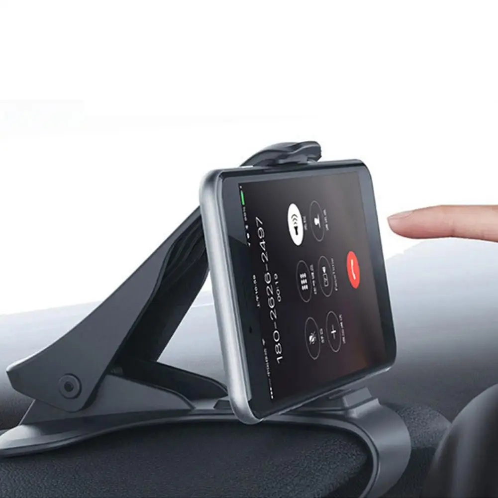 

Universal Clip Style Car Phone Holder Rotatable Car Dashboard Mount Head Up GPS Navigation Mobile Phone Clip Stand Bracket