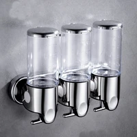 Multifunctional Soap Dispenser Hand Sanitizer Holder Wall-Mounted Soap Shampoo Head Shower Liquid Dispenser Bathroom Accessories