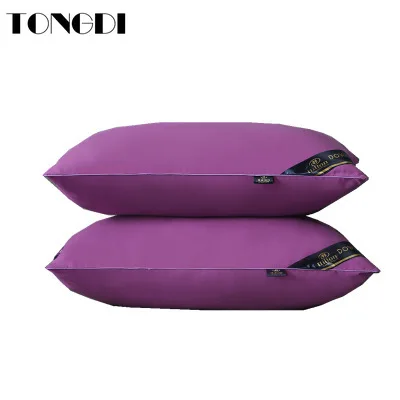 TONGDI отель помощь Спящая средняя подушка задняя длинная эластичная элегантная