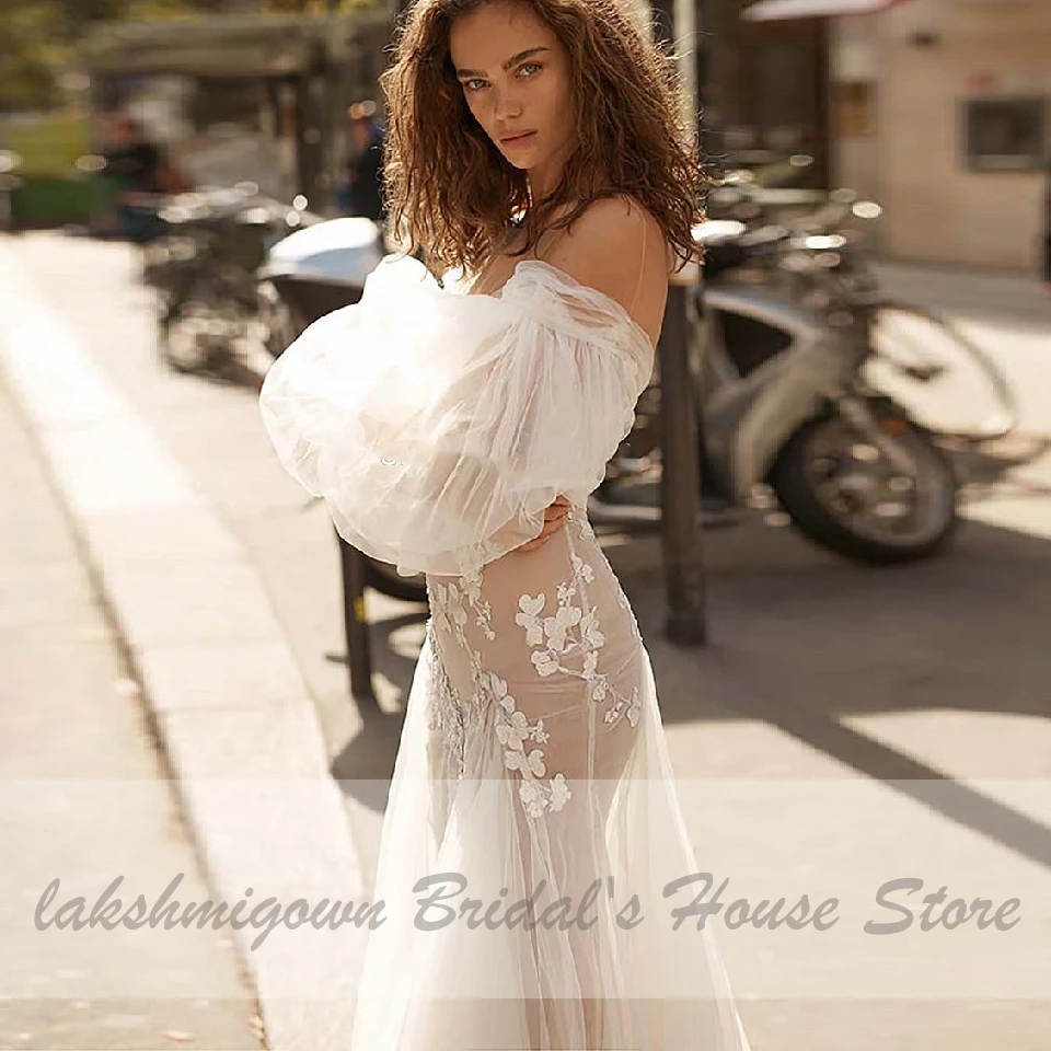 Летнее прозрачное свадебное платье с длинным рукавом женское 2020 сексуальное в