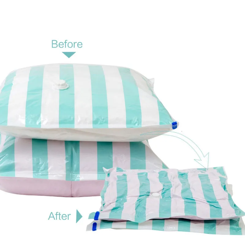 Вакуумные мешки для хранения одежды одеял подушек стеганых компактного размера