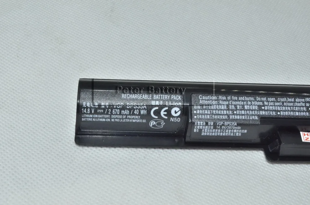 JIGU VGP-BPS35A Оригинальный аккумулятор для ноутбука SONY VAIO Fit 14E 15E Series 14 8 V 40WH |