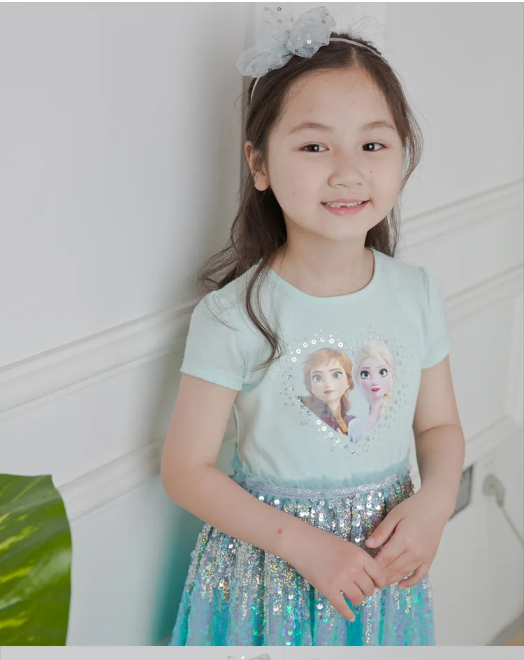 Платья для девочек платья королевы Эльзы принцессы Анны вечерние детская одежда