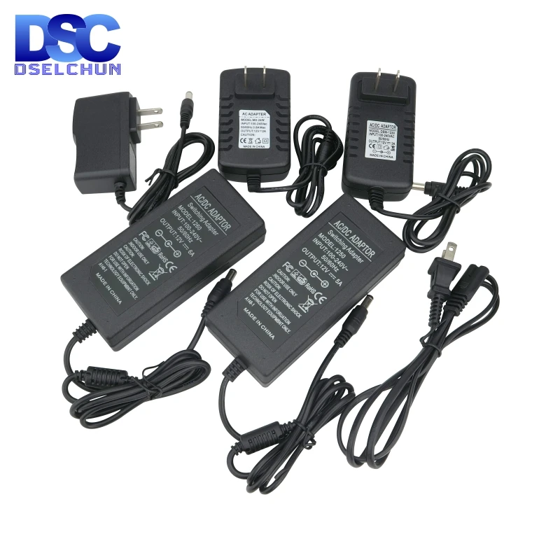 

Power Adapter Supply DC12V 1A 2A 3A 5A 6A Lighting Transformers AC 110V 220V to DC 12V 12 Volts EU US LED Driver for LED Strip