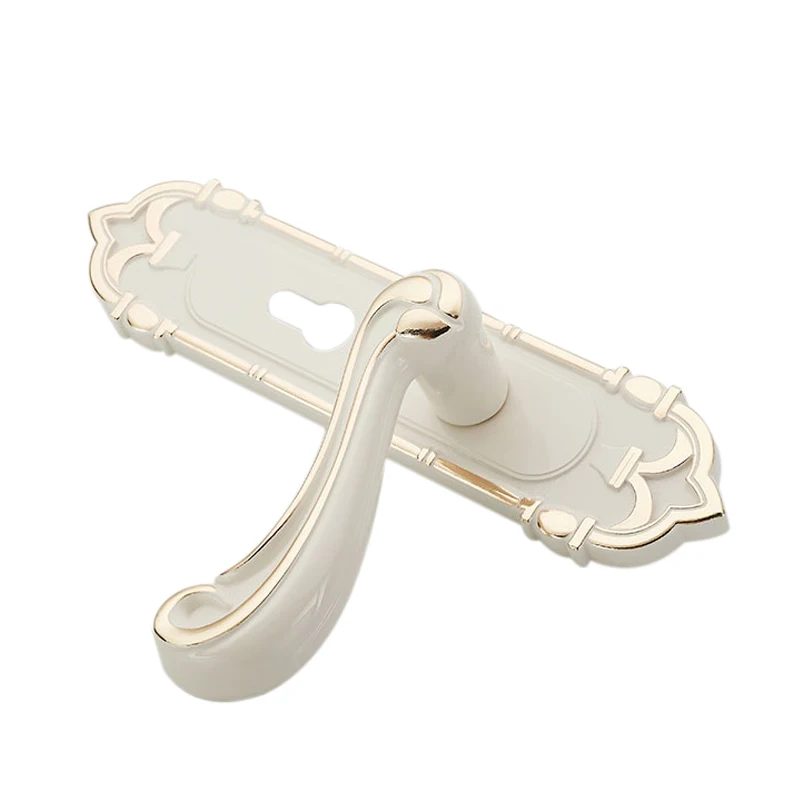 2019 Европейская цинкового сплава дверная ручка для спальни Крытый немой дверной