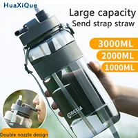 123l large capacity sports water bottles portable plastic outdoor camping picnic bicycle cycling climbing drinking bottles