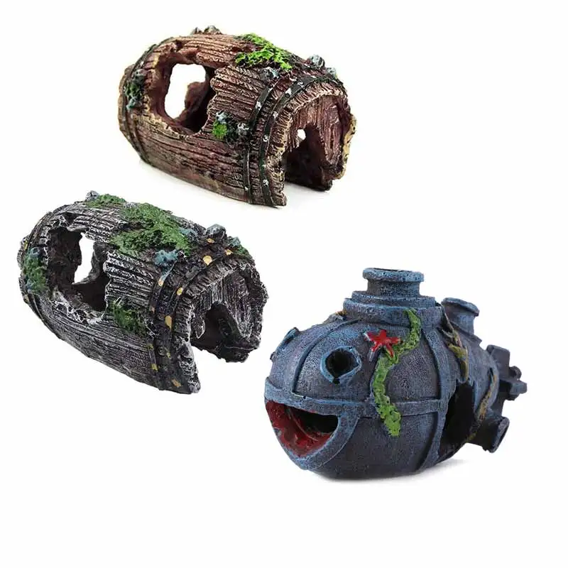 Пиратский корабль аквариум ландшафтный ландшафтное украшение избегающий