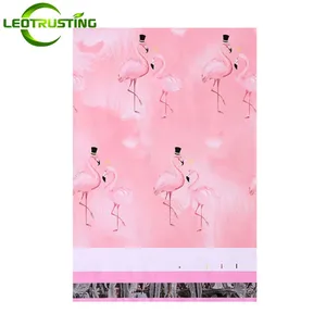 Полиэтиленовые конверты с розовым фламинго, клейкая сумка для конвертов, курьерская мультяшная аниме одежда, ювелирные изделия, рождественские подарки, коробки, Упаковочная Сумка