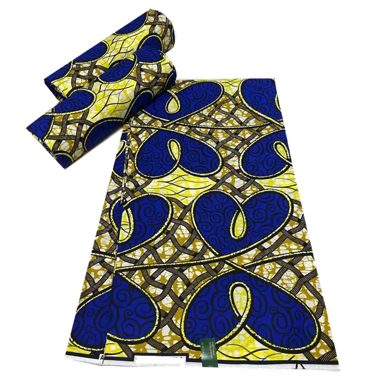 

Blesing 2020 high quality wax prints fabric tissue african print fabric 100% cotton african fabric