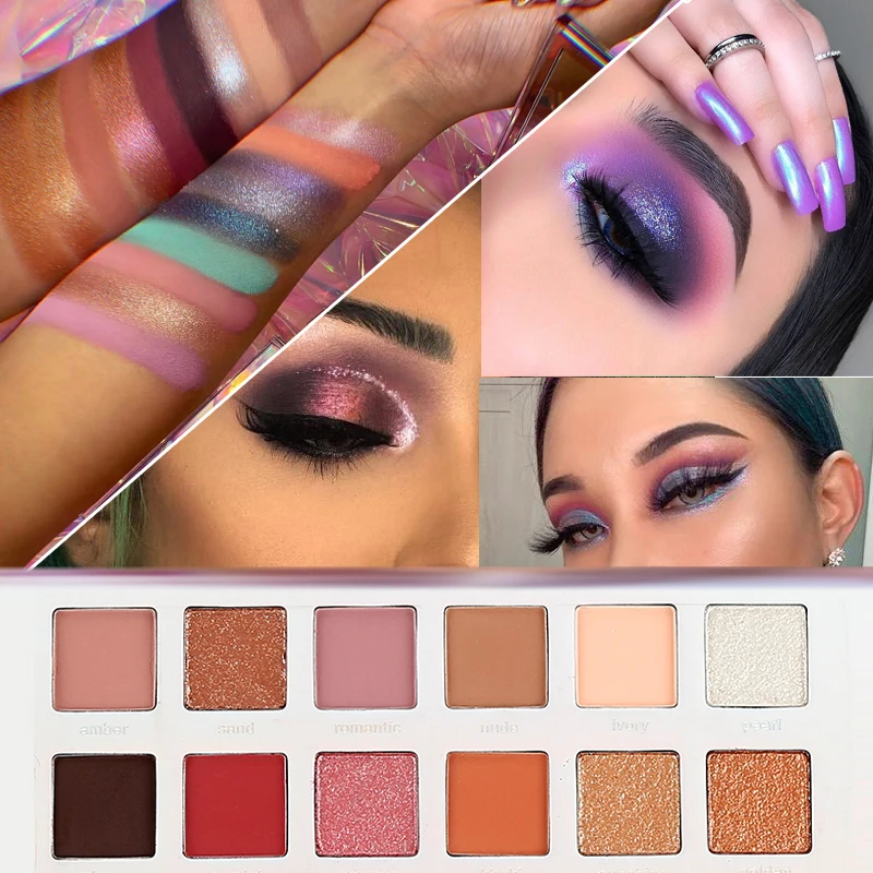 Beauty Glazed матовое стекло с перламутровым эффектом палитра теней для век 40/18 цветов