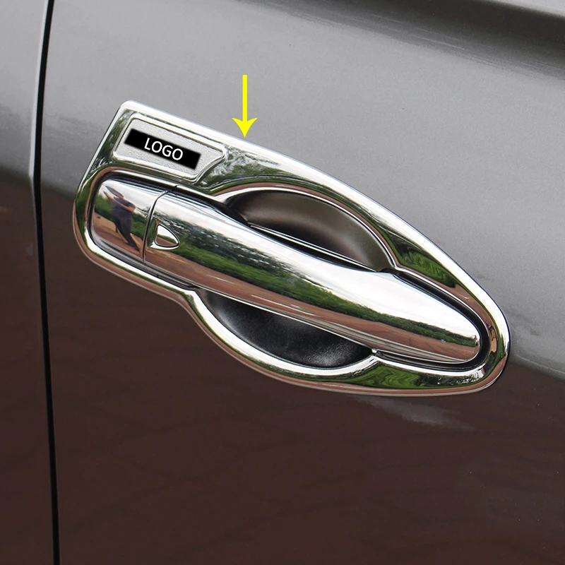 Хромированная внешняя защитная накладка боковая дверная ручка чаша для Nissan Kicks