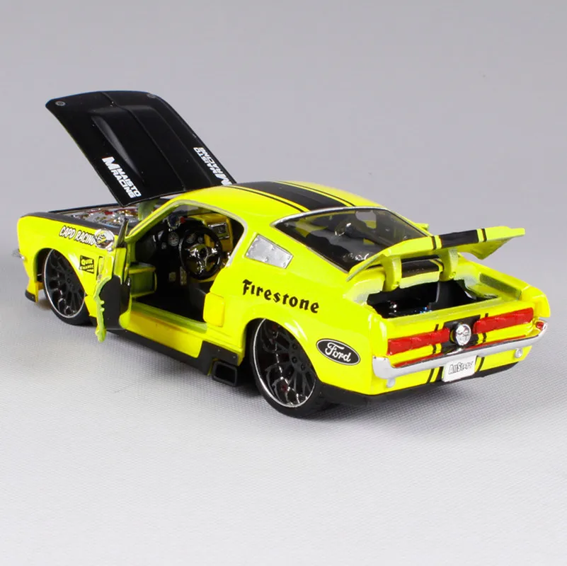 Эксклюзивная коллекция 1:24 Ford 1967 Mustang GT спортивный автомобиль сплав модель
