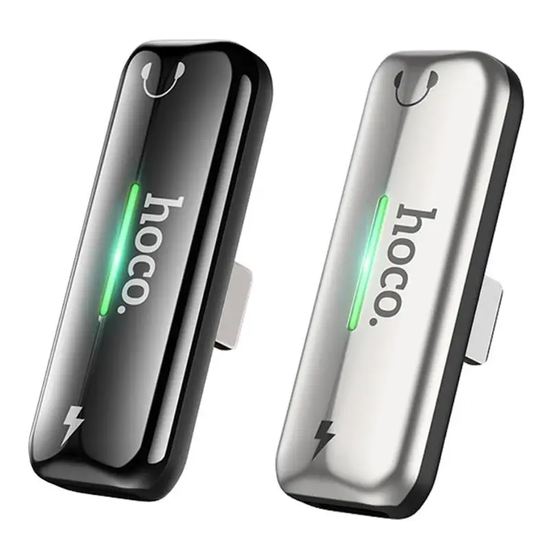 HOCO LS27 двойной 8 Pin 2 в 1 разъем для наушников разветвитель порт возможность Опора
