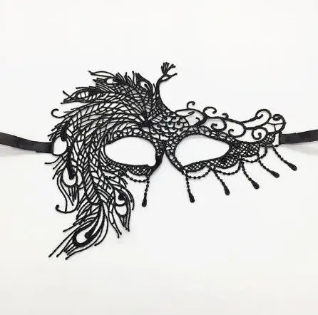 Free Shipping 1PC Black Lace Sexy Masquerade Mask Halloween Carnival Party Masks Festive Supplies | Дом и сад