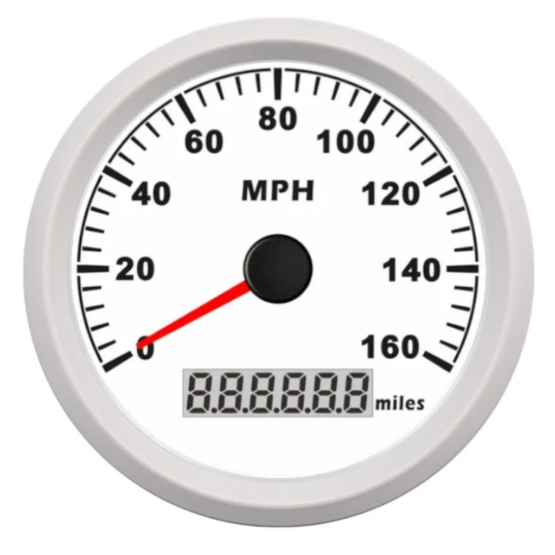 Автомобильный цифровой GPS датчик 85 мм измеритель скорости для мотоцикла лодки