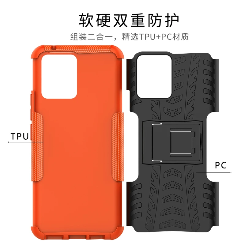 for realme 8 case armor rubber silicone hard kickstand bumper protective case for realme 8 cover for realme 8 pro realme 8 5g free global shipping